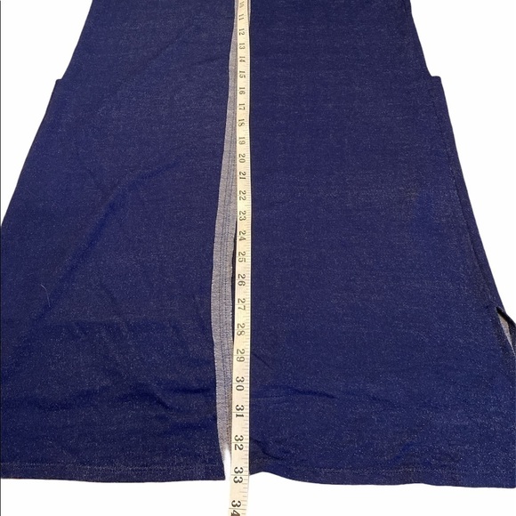 Coin 1804 Navy Blue Sleeveless Dress Medium NWT - Picture 9 of 9